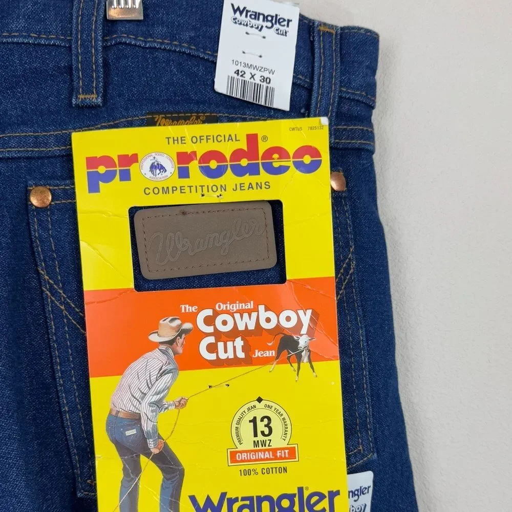 Wrangler Cowboy Cut Jeans NWT 42X30